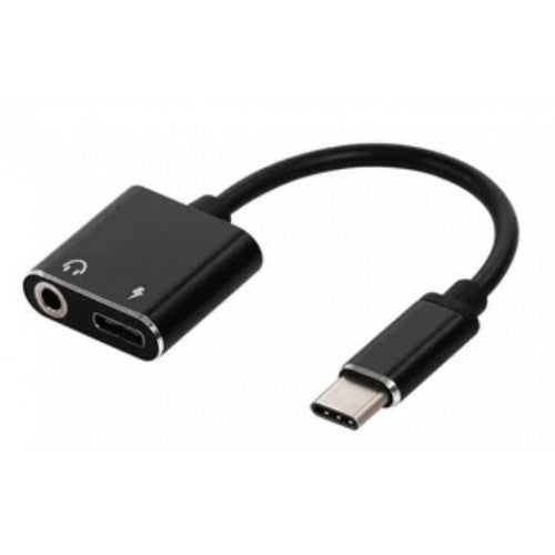 USB 3.1 Type-C to 3.5mm Audio + USB 3.1 Adapter (M/2F) - Multi-Port Converter